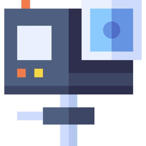 Action camera hobbies and free time photo camera record icon
