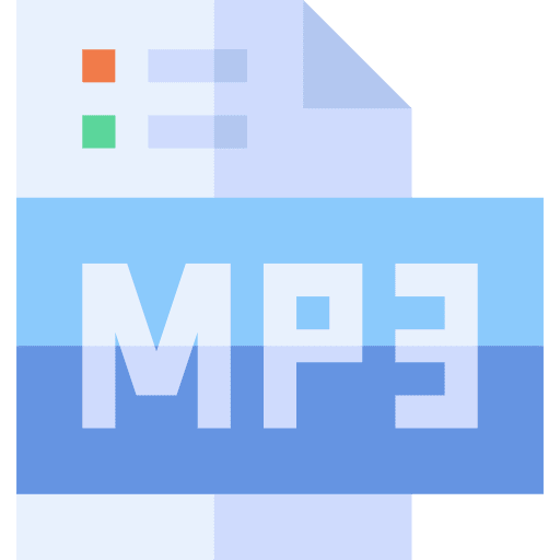 Mp3 file folder music icon Mp3 file folder music icon
