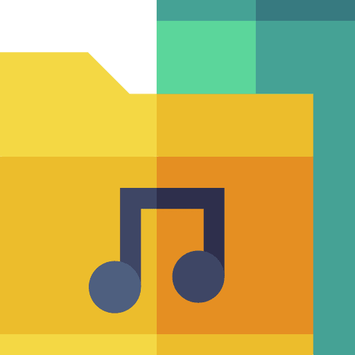Storage music quaver music and multimedia icon Storage music quaver music and multimedia icon
