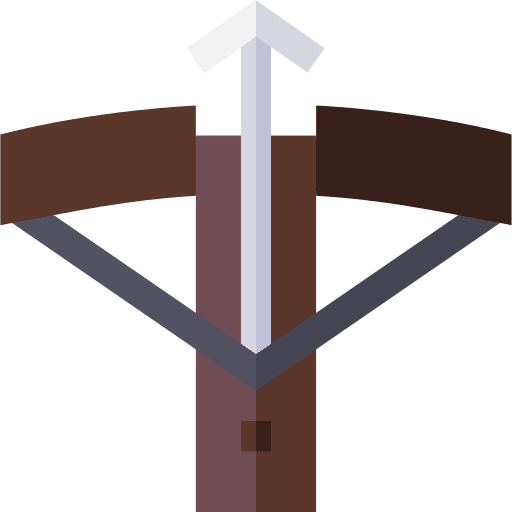 Crossbow sports and competition cultures weapon icon Crossbow sports and competition cultures weapon icon