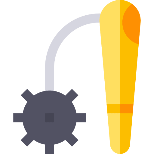 Mace battle weapon gaming icon Mace battle weapon gaming icon