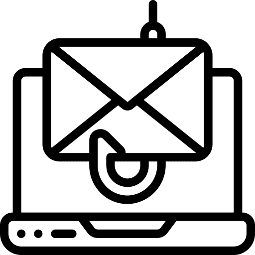 Phishing phishing laptop virus icon
