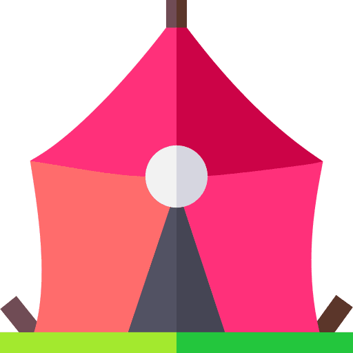 Tent circus tent fairground tent icon Tent circus tent fairground tent icon
