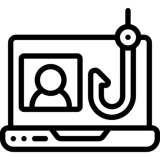 Laptop personal information user interface security icon