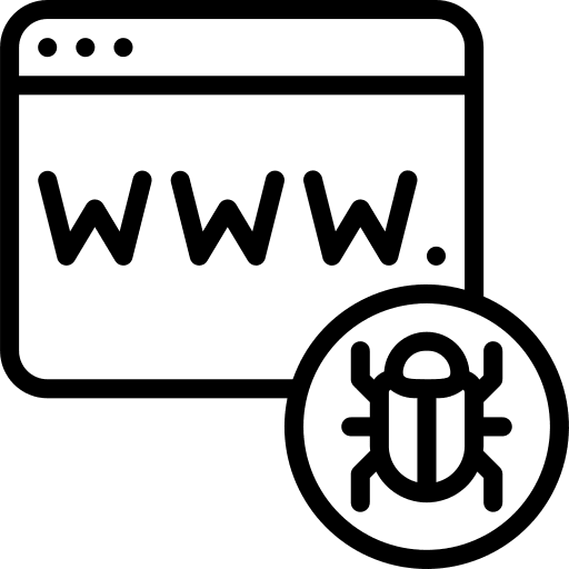 Browser pointer website portal icon