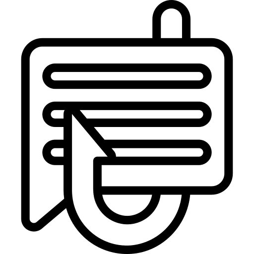 Conversation personal information conversation malware icon