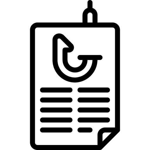 Document steal security phishing icon