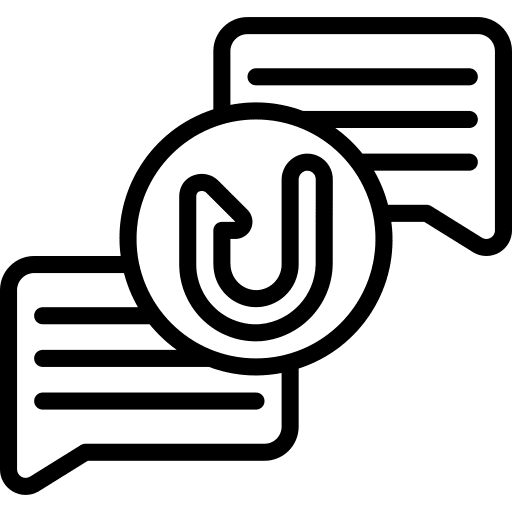 Conversation hook conversation malware icon