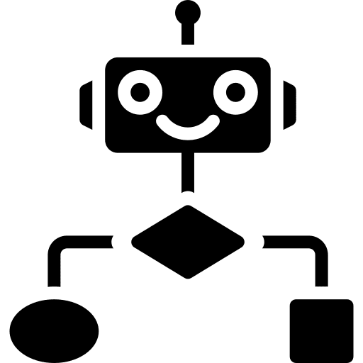 Flow diagram electronics learn mechanism icon Flow diagram electronics learn mechanism icon