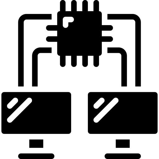 Cloud computing links electronics computer icon Cloud computing links electronics computer icon