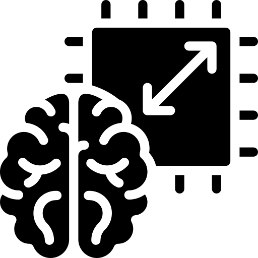 Cpu electronics machine learning smartech icon Cpu electronics machine learning smartech icon