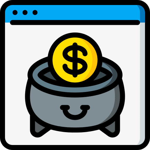 Jackpot cauldron online gambling winner icon