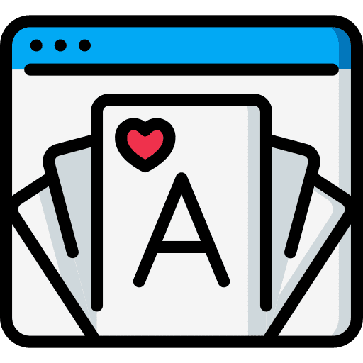 Poker cards card game casino gaming icon