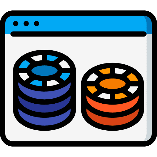 Poker chips poker chips web browser bet icon