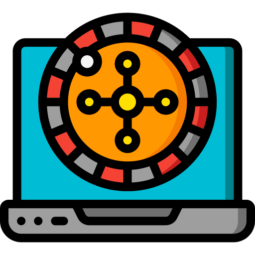 Casino roulette laptop bet online icon