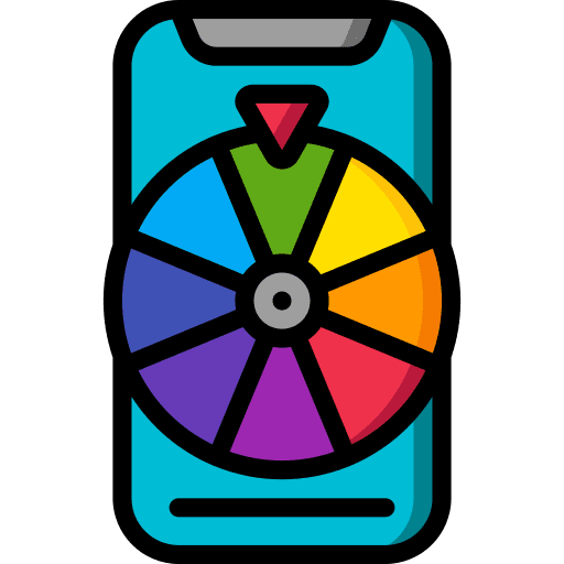Fortune wheel entertainment gaming fortune wheel icon