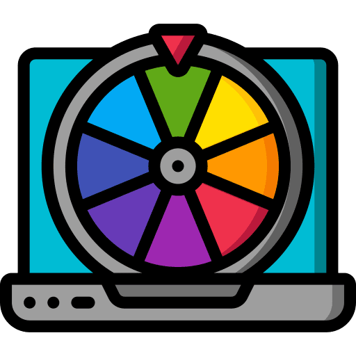 Fortune wheel roulette bet entertainment icon
