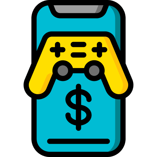 Gaming gamepad mobile betting icon