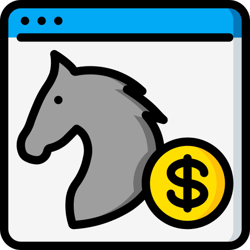 Horse dollar entertainment horse icon