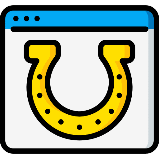 Lucky shoe horse luck icon