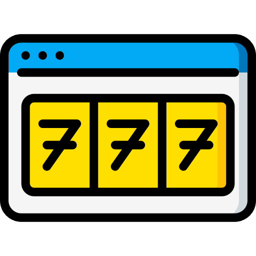 Slot machine slot machine poker gambling icon