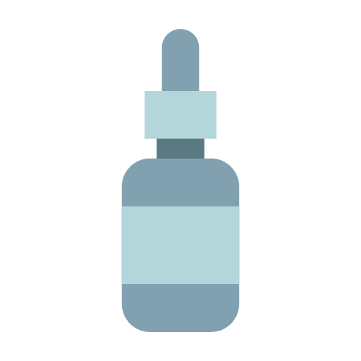 Essential oil treatment serum moisturizer icon