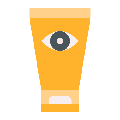 Eye cream eye contour beauty treatment icon Eye cream eye contour beauty treatment icon