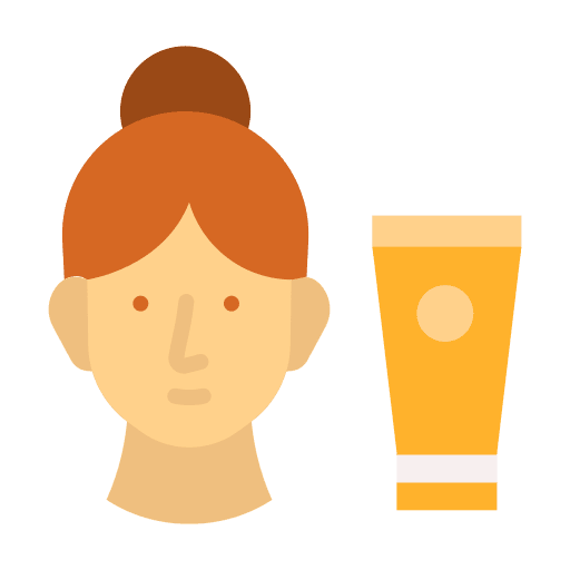 Face scrub grooming beauty skincare icon