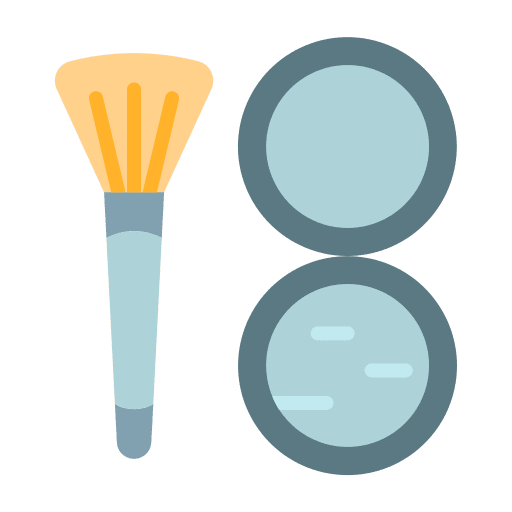 Blush brush blush makeup icon Blush brush blush makeup icon