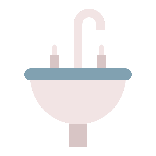 Sink furniture and household sink toilet icon Sink furniture and household sink toilet icon