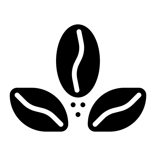 Coffee bean espresso coffee shop coffee bean icon