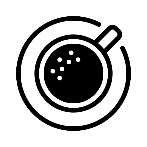 Coffee cup drink coffee shop food and restaurant icon