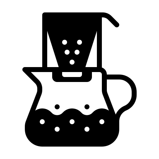 Coffee maker food and restaurant espresso drip icon Coffee maker food and restaurant espresso drip icon