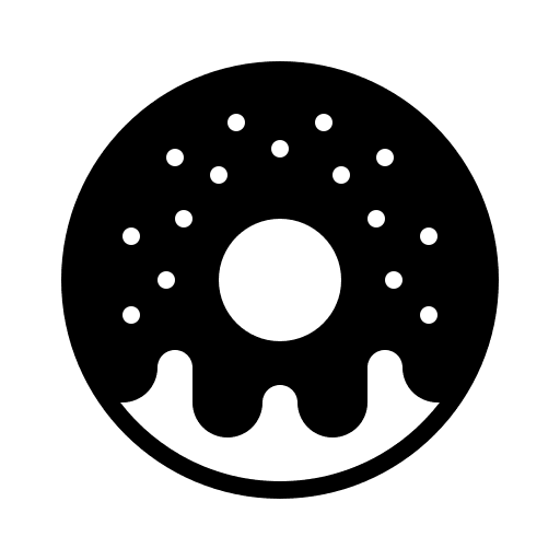 Doughnut dessert restaurant pastry icon