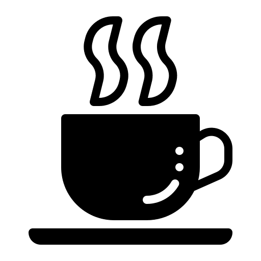 Hot coffee coffee shop food and restaurant hot coffee icon Hot coffee coffee shop food and restaurant hot coffee icon