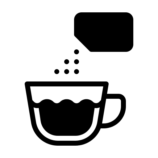 Sweetener sweetener food and restaurant coffee shop icon