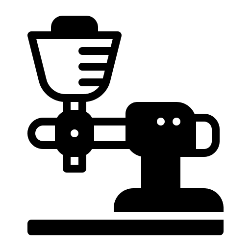 Coffee grinder barista coffee shop hot icon Coffee grinder barista coffee shop hot icon