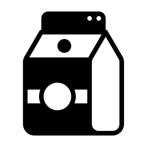 Milk box food and restaurant beverage milk box icon Milk box food and restaurant beverage milk box icon