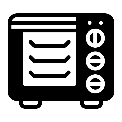 Oven oven bakery food and restaurant icon Oven oven bakery food and restaurant icon