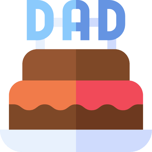 Fathers day fathers day dessert food and restaurant icon Fathers day fathers day dessert food and restaurant icon