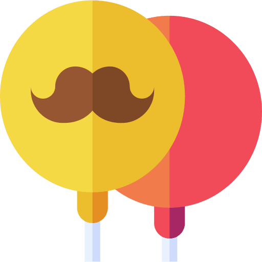 Balloon birthday and party entertainment decoration icon Balloon birthday and party entertainment decoration icon