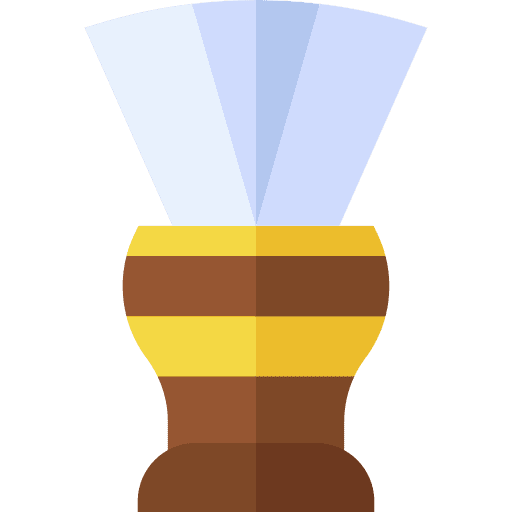 Shaving brush barber shop shaving brush grooming icon Shaving brush barber shop shaving brush grooming icon