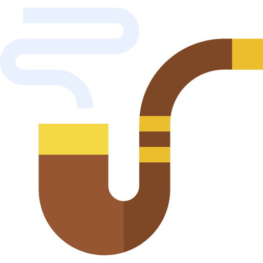 Smoke pipe smoker unhealthy tobacco icon Smoke pipe smoker unhealthy tobacco icon