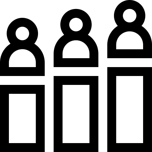 Increase marketing line bars business and finance icon