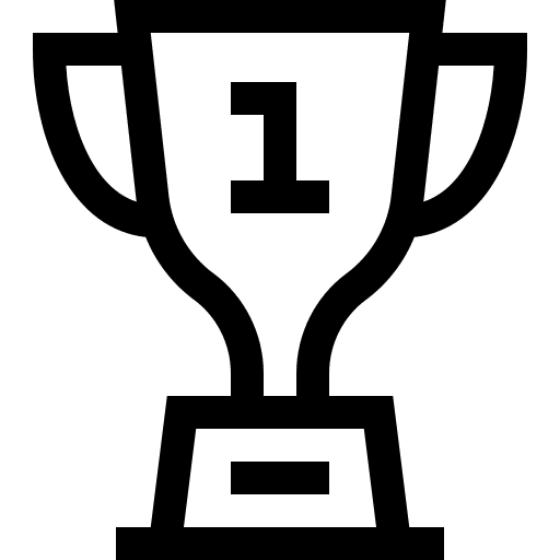 Trophy marketing trophy cup icon