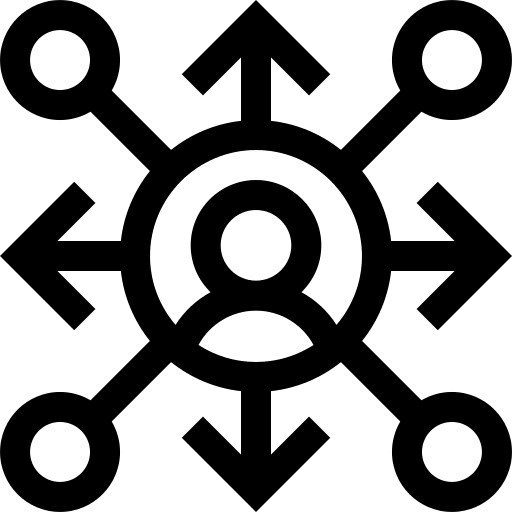 Network sociology interaction people icon Network sociology interaction people icon