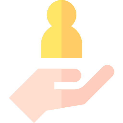 Employment hand human capital employment icon