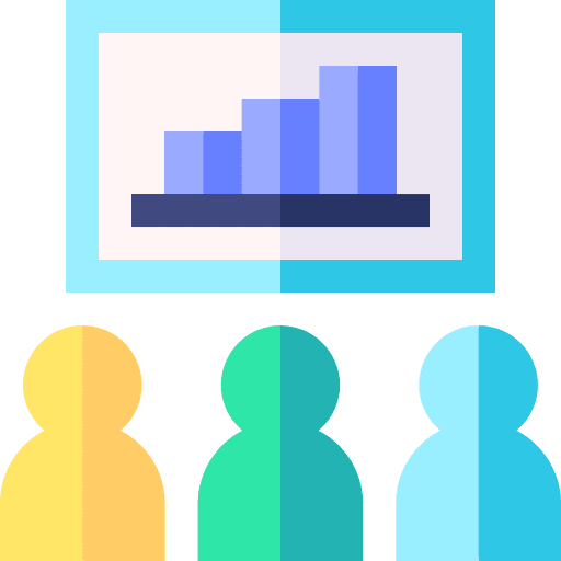 Presentation statistics presentation finances icon