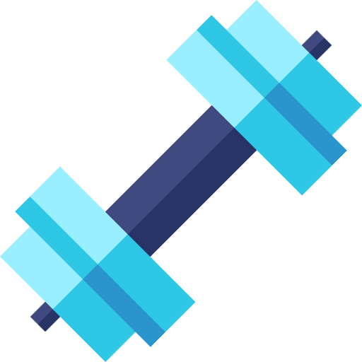 Training sports and competition dumbbell weight icon Training sports and competition dumbbell weight icon