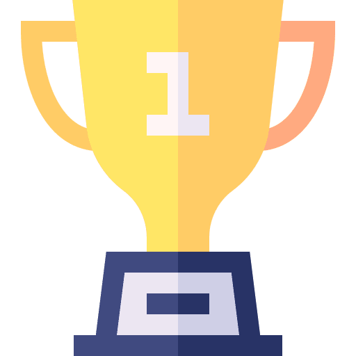 Trophy award cup winner icon